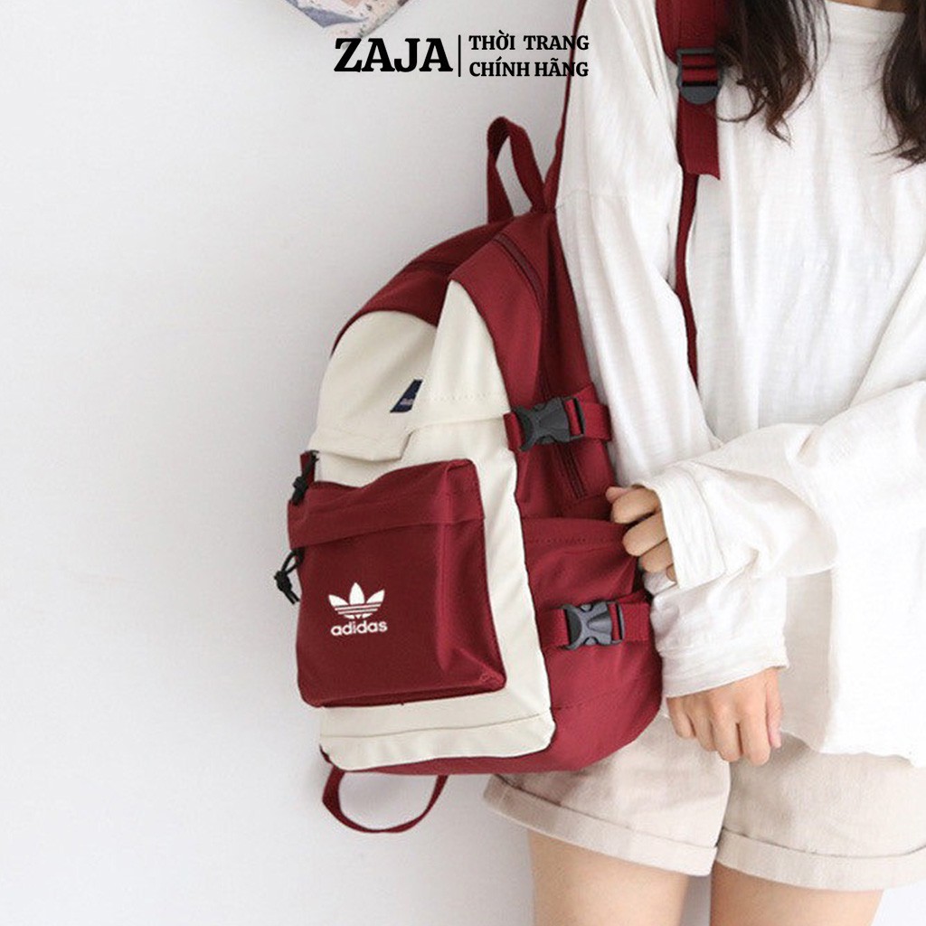 Balo nữ thời trang ulzzang đi học vải canvas mềm mịn nhiều ngăn tiện dụng phong cách đeo vai hàn quốc Z-1688