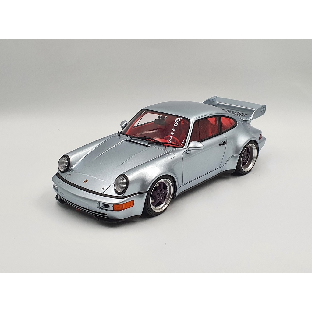 Xe Mô Hình Porsche 911 (964) RSR 1:18 GTSpirit ( Xanh Bạc )