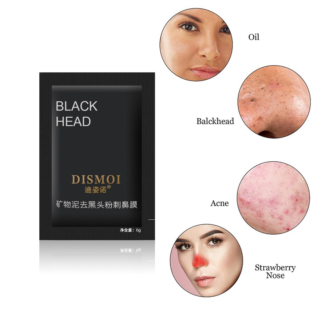 Set 5 Mặt Nạ Lột Mụn Đầu Đen Vùng Mũi Chiết Xuất Thảo Dược
