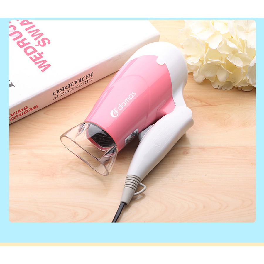 [GIÁ SỐC] Máy Sấy Tóc Tạo Kiểu Công Suất Lớn Damas JT3377 (Chính Hãng) - 2 chế độ sấy - Chống cháy nổ - Unimart VN