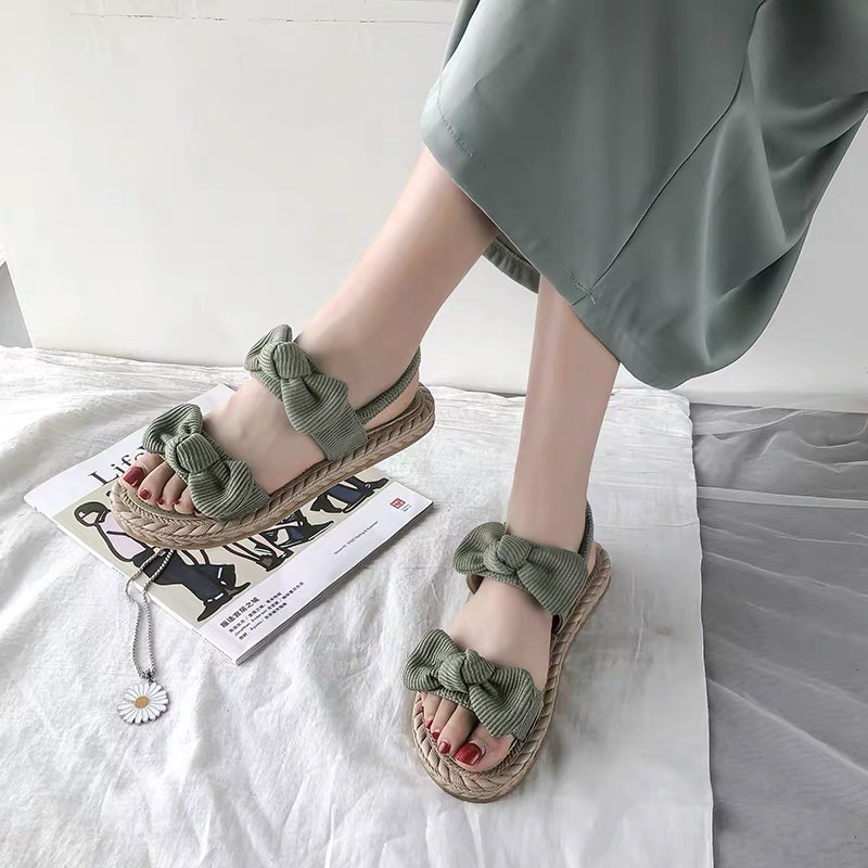 Sandal nơ vải size 35 - 40