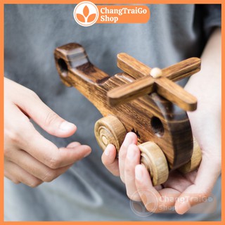 Đồ chơi gỗ, Máy bay Baby siêu đáng yêu cho bé, đồ chơi Chàng Trai gỗ kích thích trí sáng tạo của bé.
