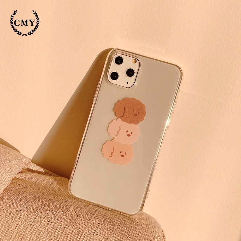 Ốp điện thoại in họa tiết 3 chú chó lông xù cho iPhone11/11Pro 11pro Max X XR XS XS MAX 6 7 8 plus SE | BigBuy360 - bigbuy360.vn