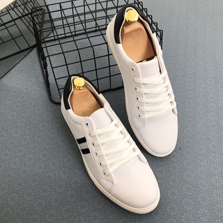 Giày thể thao nam sọc xám - sọc đỏ cá tính