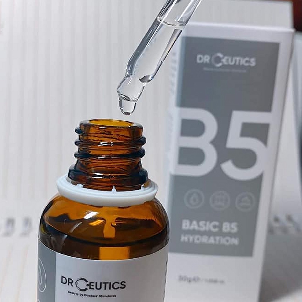 Serum DrCeutics B5 Basic Hydration 5% Cấp Ẩm, Làm Dịu Cho Da Dầu Mụn - Tinh Chất Dr.Ceutics 30g