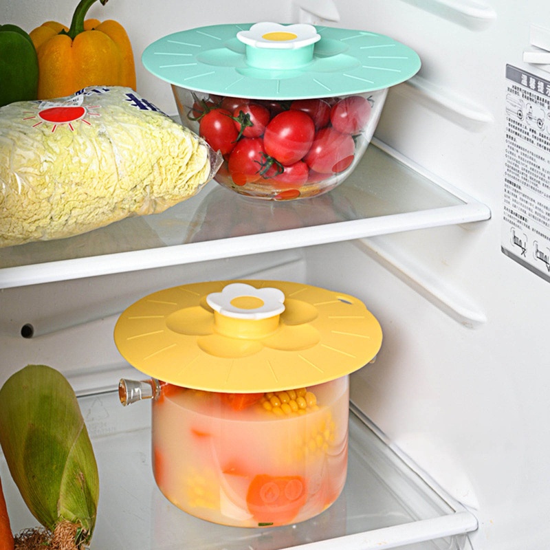 Nắp Bát Bằng Silicone Có Giác Hút Tái Sử Dụng Được An Toàn