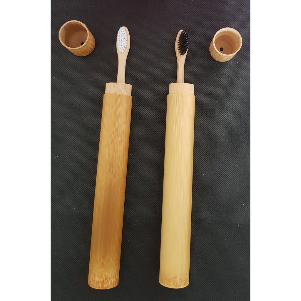 Hộp tre đựng bàn chải đánh răng || đựng bút bi tre hoặc đựng ống hút tre