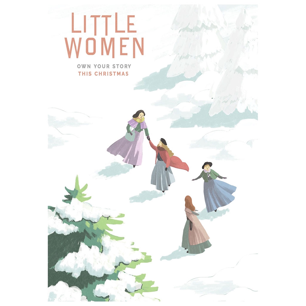 Poster Phim Little Women 2019 Màu Trắng / Vàng Bằng Giấy Kraft Trang Trí Quán bar / Cà Phê