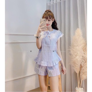 Bộ đũi Cộc Viền Bèo Pha Ren