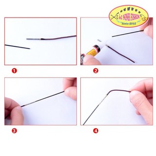 Combo 2 Đầu Xoay 360 độ đầu cần câu đài cho ngọn cần câu tay, câu đài