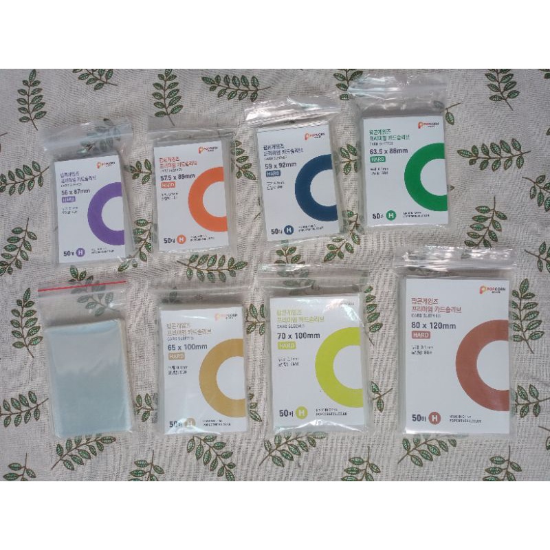 🔥RẺ VÔ ĐỊCH Sleeve popcorn hàn quốc chính hãng loại dày dựng card,thẻ bài đầy đủ size 🔥