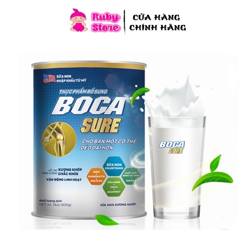 [Chính hãng] Sữa non xương khớp Boca Sure 400g nhập khẩu Mỹ