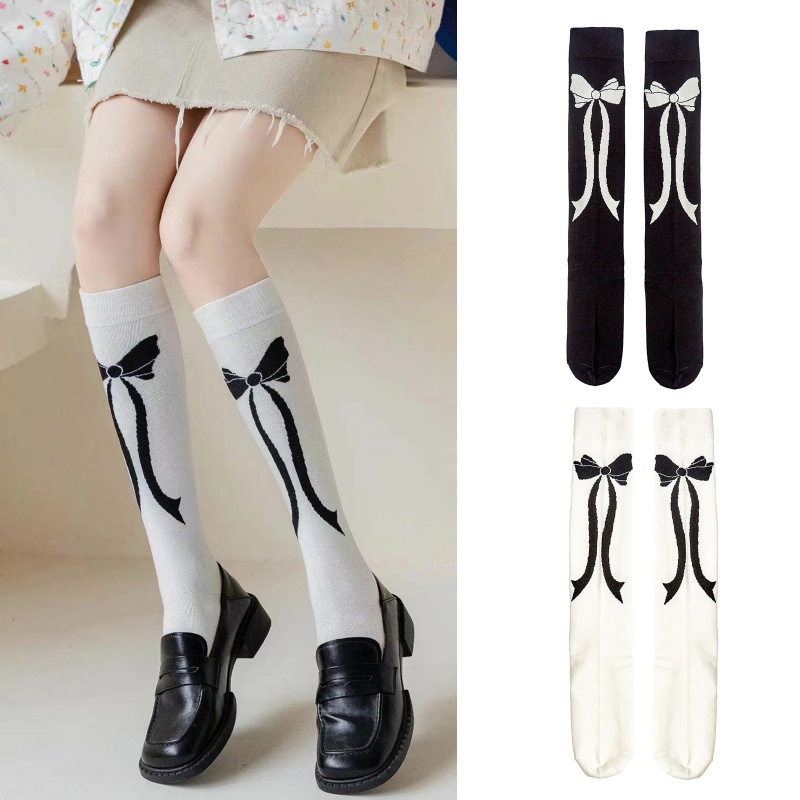 1 Đôi Tất Chân In Hình Trái Tim Phong Cách Harajuku