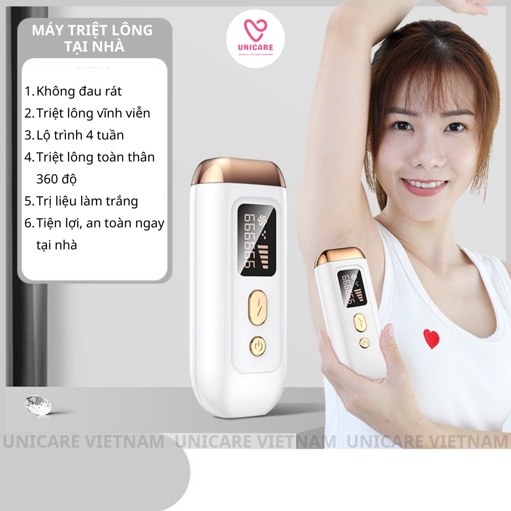 Máy triệt lông vĩnh viễn IPL Pro X5 - Máy triệt lông cầm tay sử dụng tại nhà tiện lợi, tiết kiệm thời gian và chi phí