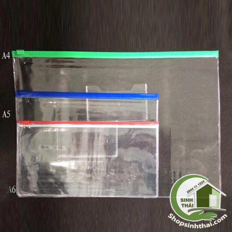 Túi nhựa dẻo PVC trong suốt có khóa zip, đựng văn phòng phẩm, thực phẩm, đồ đạc - chọn túi