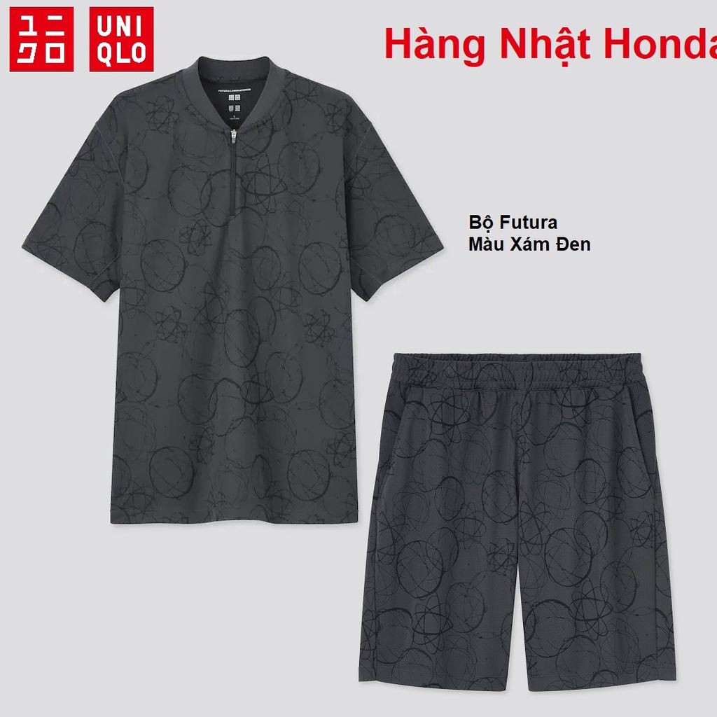 [Auth Uniqlo] Quần áo ngắn tay Futura DryEX Nam Uniqlo - Nhật Bản