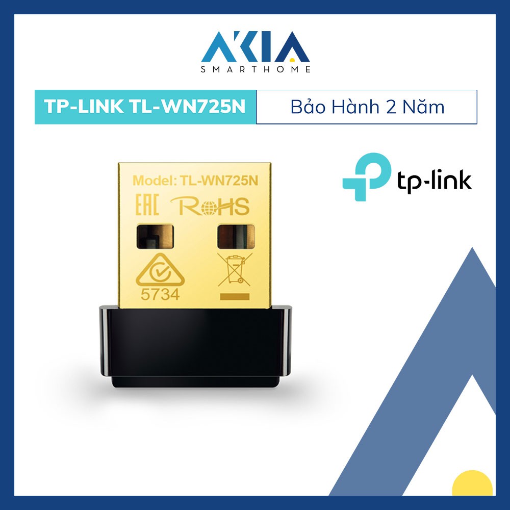 Bộ Chuyển Đổi USB Wifi Nano TP-Link TL-WN725N Chuẩn N 150Mbps - cổng cắm mạ vàng