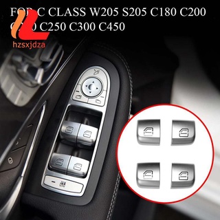 Bộ 4 nút bấm điều khiển cửa kính xe hơi mercedes-benz c class w205