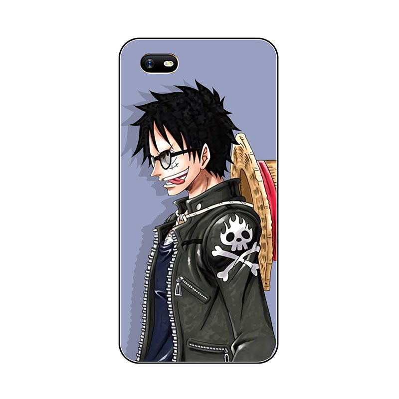 Ốp điện thoại mềm in One Piece Macro Luffy Roronoa Zoro thời trang cho OPPO A1K CPH1923 A 1K 6.1" OPPO Realme C2