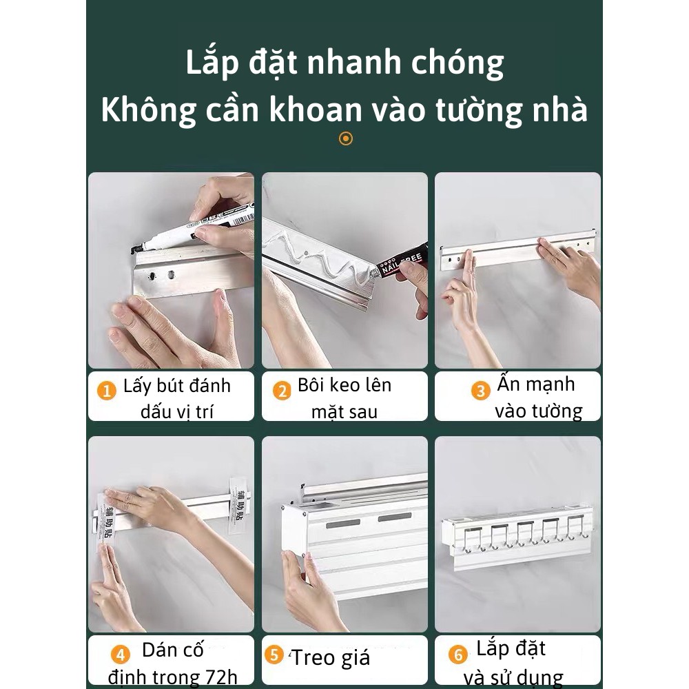 Giá Cài Dao, Giá Treo Đồ Nhà Bếp Bằng Inox Không Gỉ Tiện Lợi Đa Năng NANALI STORE