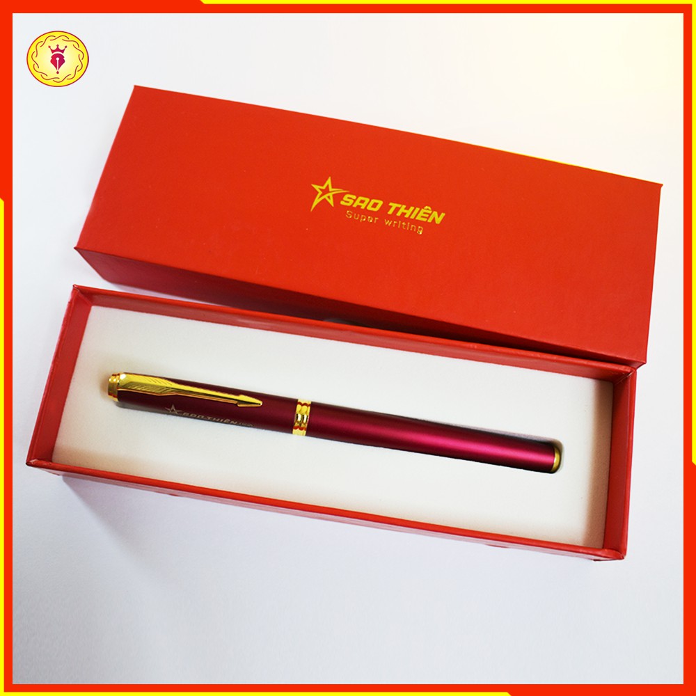 Bút Mực Sao Thiên S010 Kim Tinh Lá Tre Tự Tạo Thanh Đậm [ Tặng Kèm Hộp Đựng Bút ] - Penpro