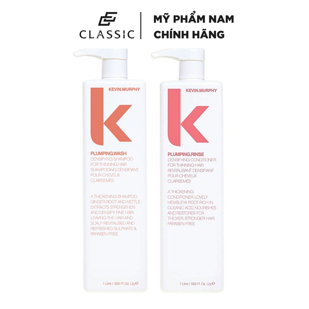 Combo Dầu Gội &amp; Dầu Xả Kevin Murphy Plumping