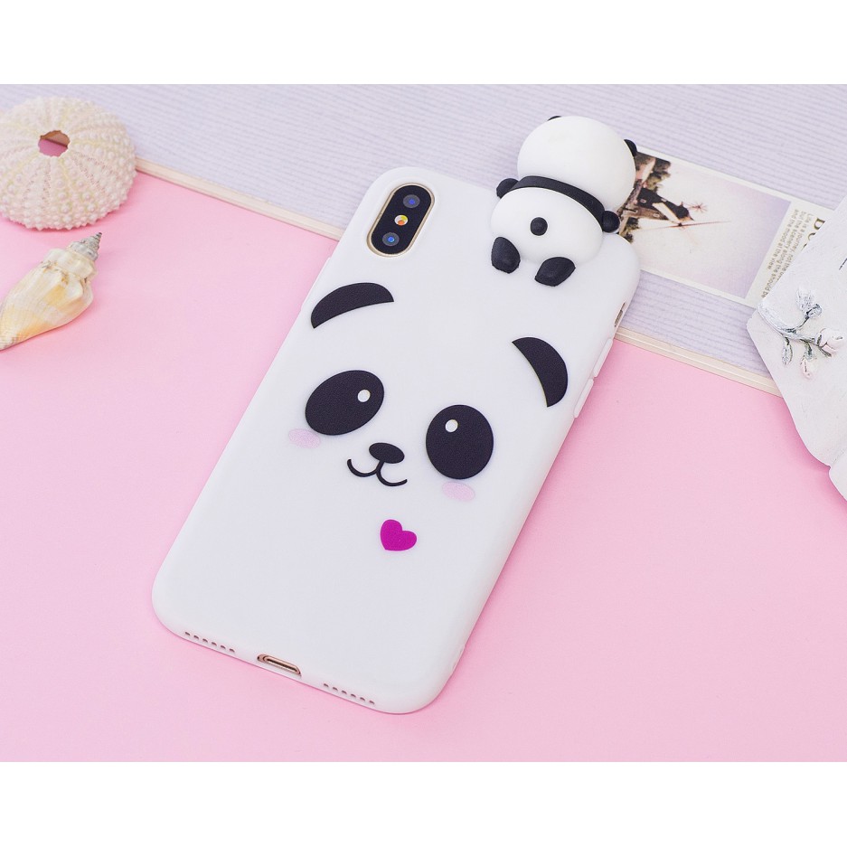 Ốp điện thoại thiết kế gấu Panda dễ thương cho Samsung Note 9 A9A7A6A8A10A30A40A50A70/S10 Plus S10 Lite/J4P/J6P S10-5G