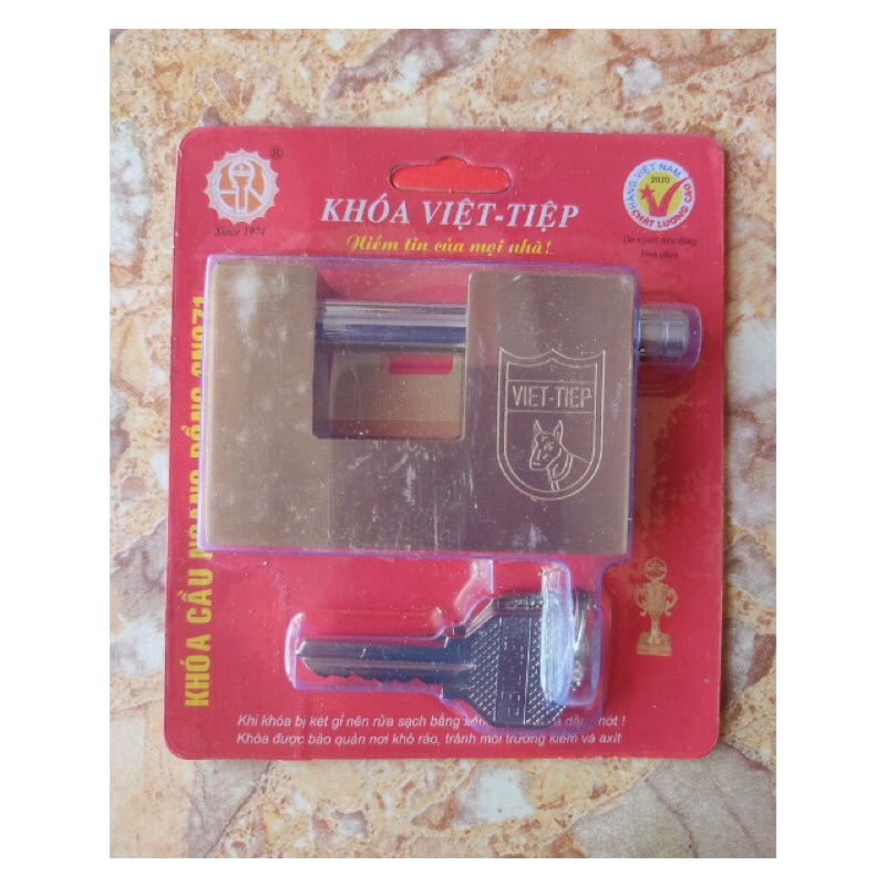ổ khoá việt tiệp cầu ngang ( có sao chép thêm chìa , 4k - 5k 1 chìa )
