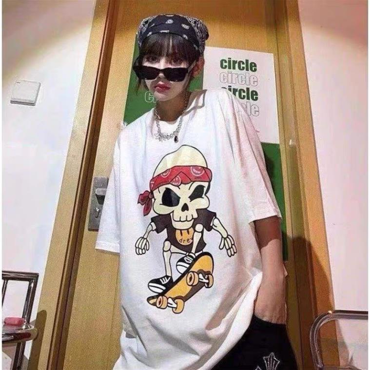 Áo thun tay lỡ Mặt Cười , Áo thun unisex nam nữ form rộng oversize chất liệu Cotton 100%