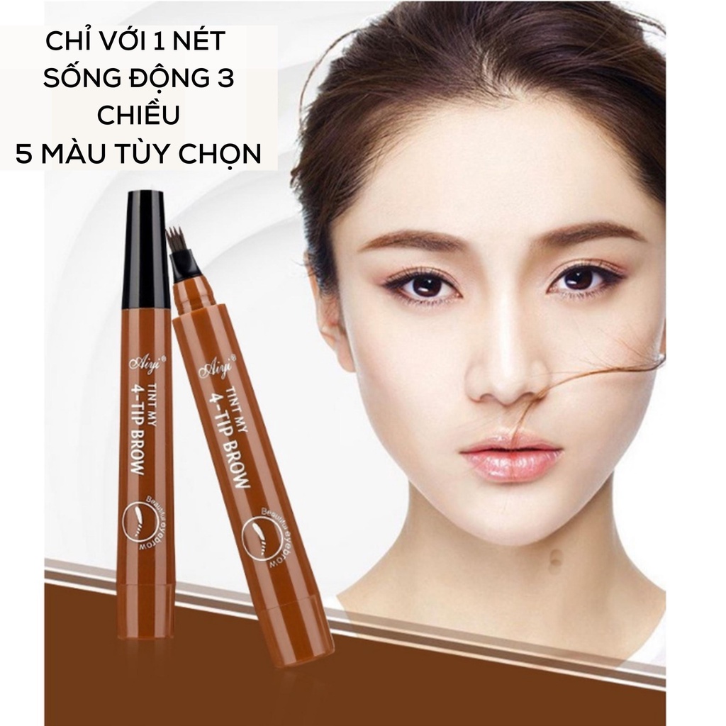 Bút Kẻ Lông Mày Dạng Sợi Chống Thấm Nước Trang Điểm Tự Nhiên Độc Đáo Chì kẻ mày nội địa trung Suake S1KM 85