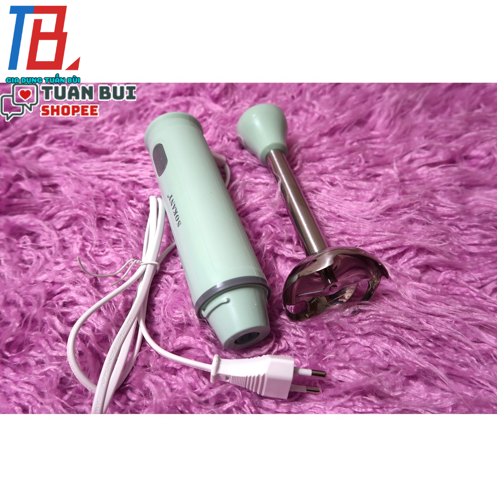 Máy xay cầm tay Sokany SK-1809 Công suất 200W đa năng xay cháo ăn dặm cho bé, chọn mẫu dưới phân loại