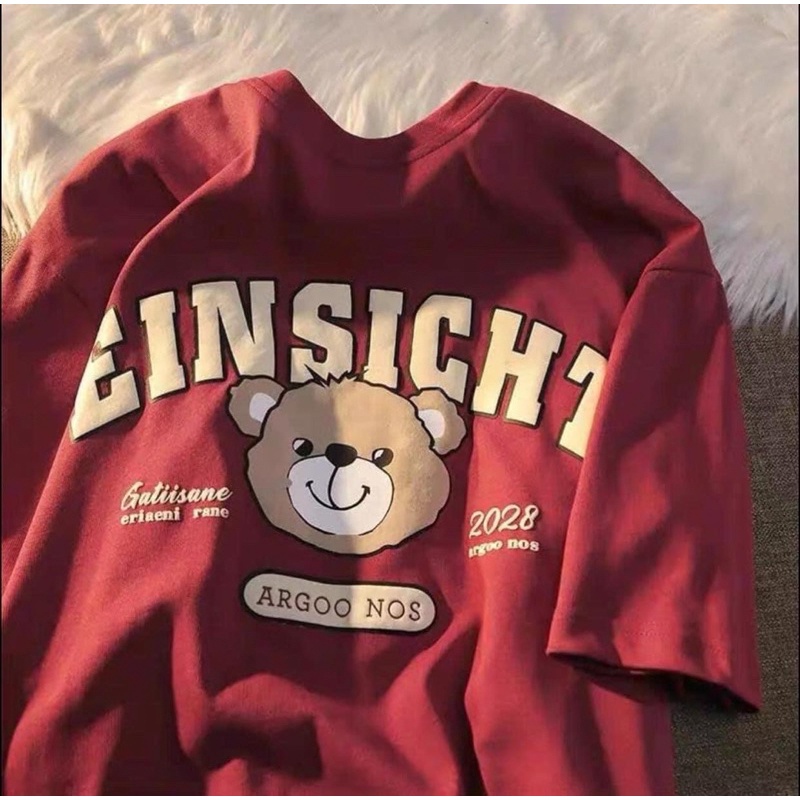 [Rẻ Vô Địch] Áo Thun Cotton Khô 3158 Form Rộng Nam Nữ Unisex Form Rộng Nam Nữ EINSICHT