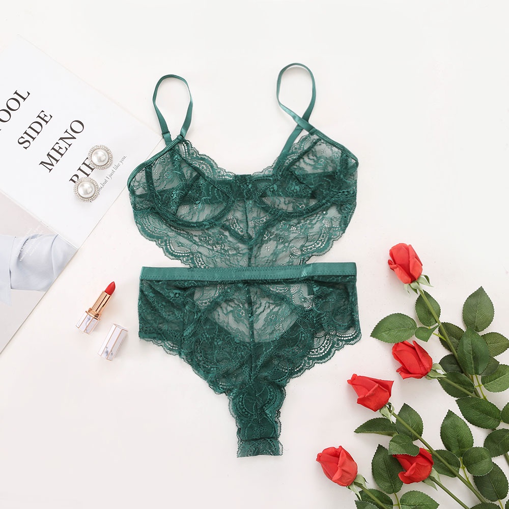 Áo liền quần DUNEA hở lưng phối ren thời trang gợi cảm cho nữ