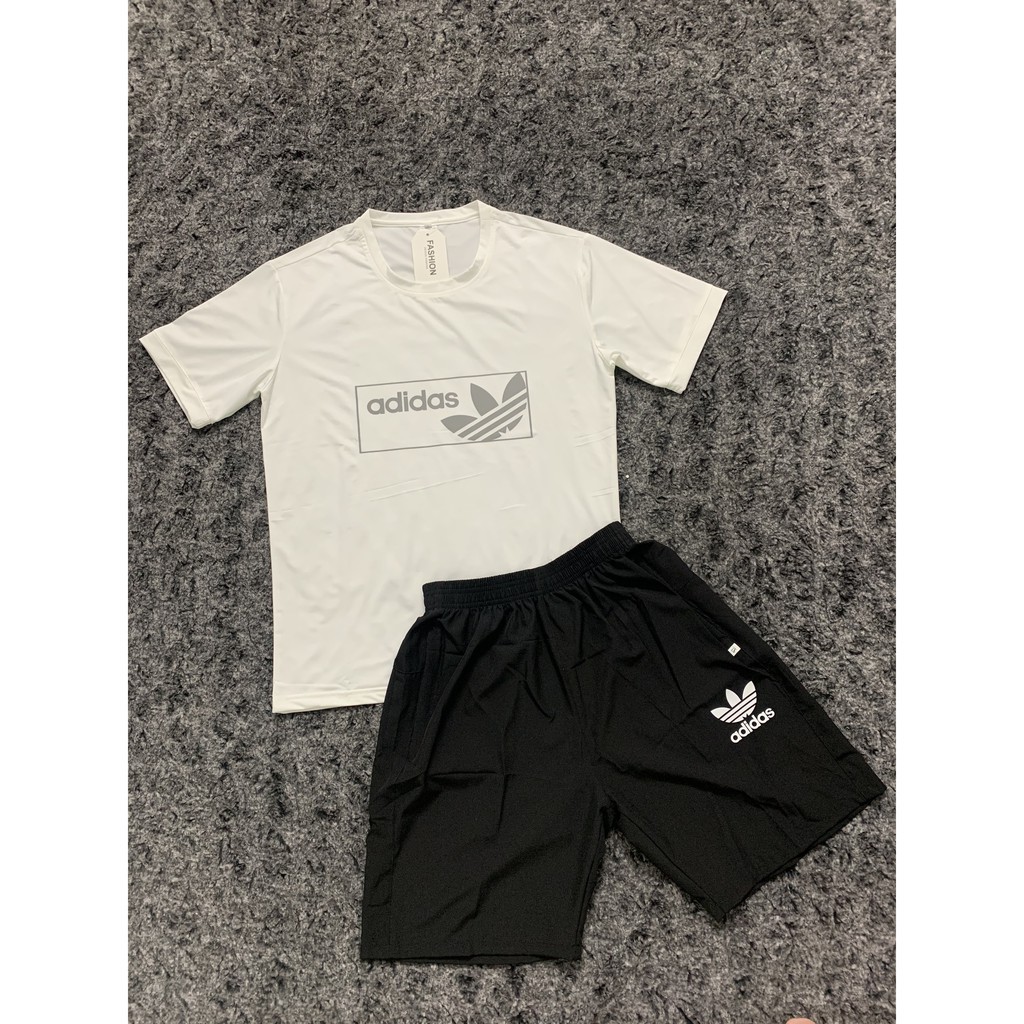 Bộ thể thao nam mùa hè -Bộ hè nam cọc tay chất liệu thun lạnh thoáng mát siêu thấm hút mồ hôi thích hợp chơi thể thao | BigBuy360 - bigbuy360.vn