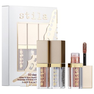 Set nhũ mắt STILA 3D Dazzle Mini Glitter & Glow Liquid Shadow Set