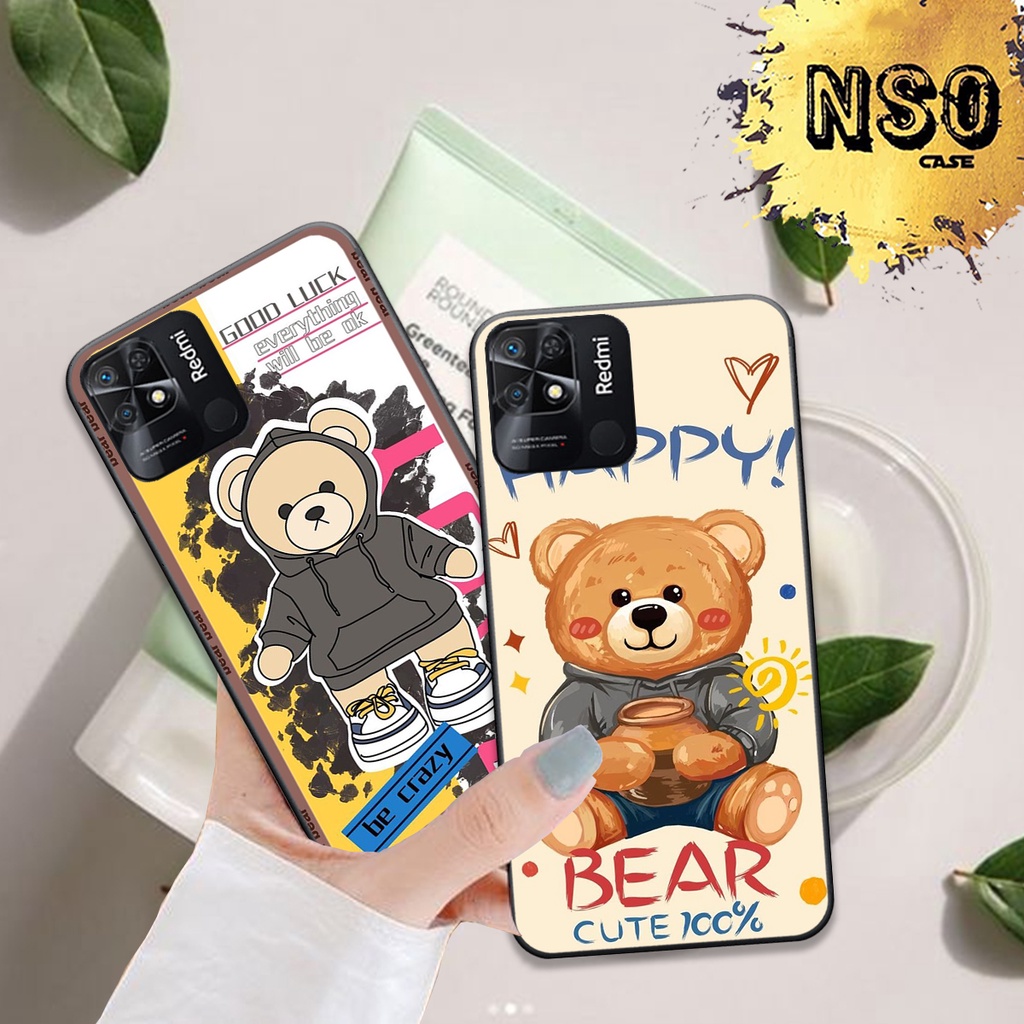 Ốp Xiaomi Redmi Poco C40 in hình Gấu bearr siêu cute đáng yêu đẹp