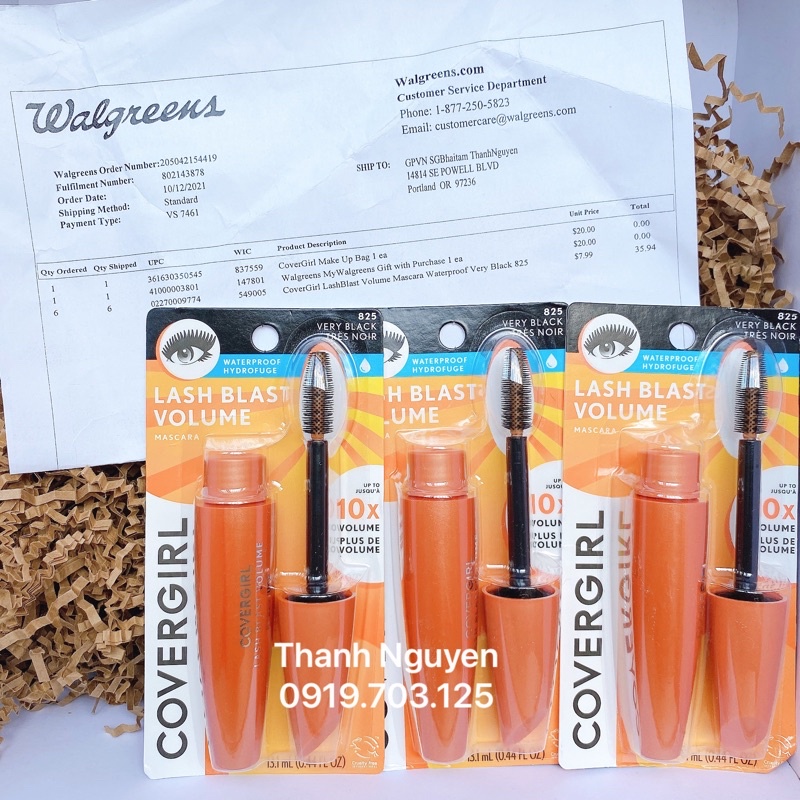 Mascara Covergirl - bill Walgreens