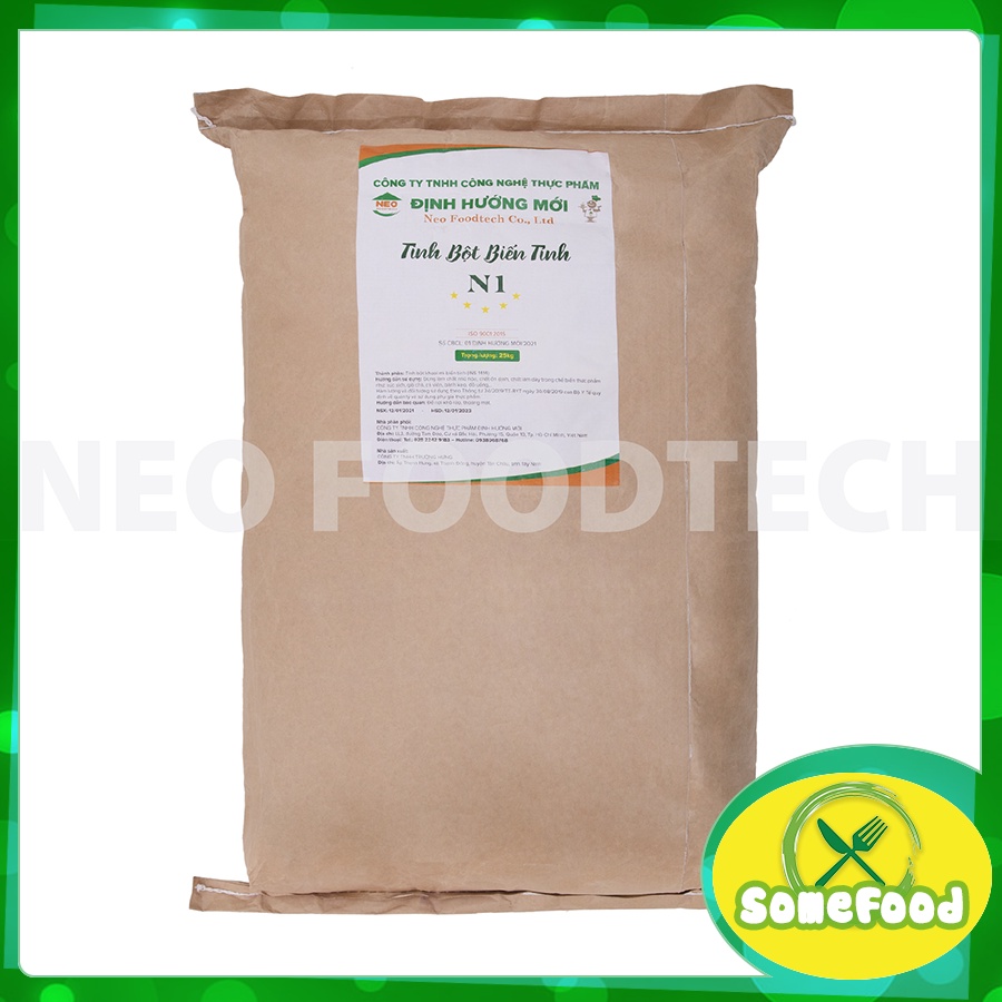 Tinh bột biến tính N1 - chất nhũ hóa trong chế biến thực phẩm
