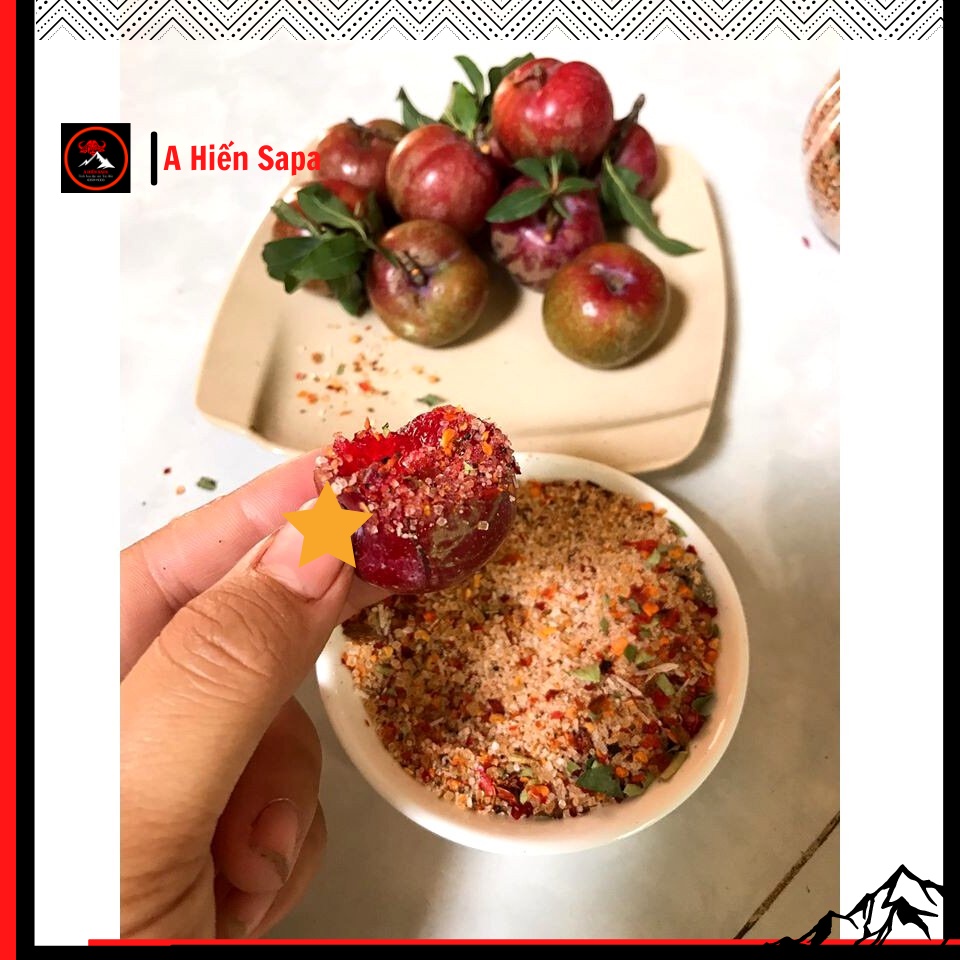 Chẳm chéo khô Tây Bắc lọ 250gr, gia vị chấm đặc biệt, thêm chanh và ớt tươi chấm gì cũng ngon.