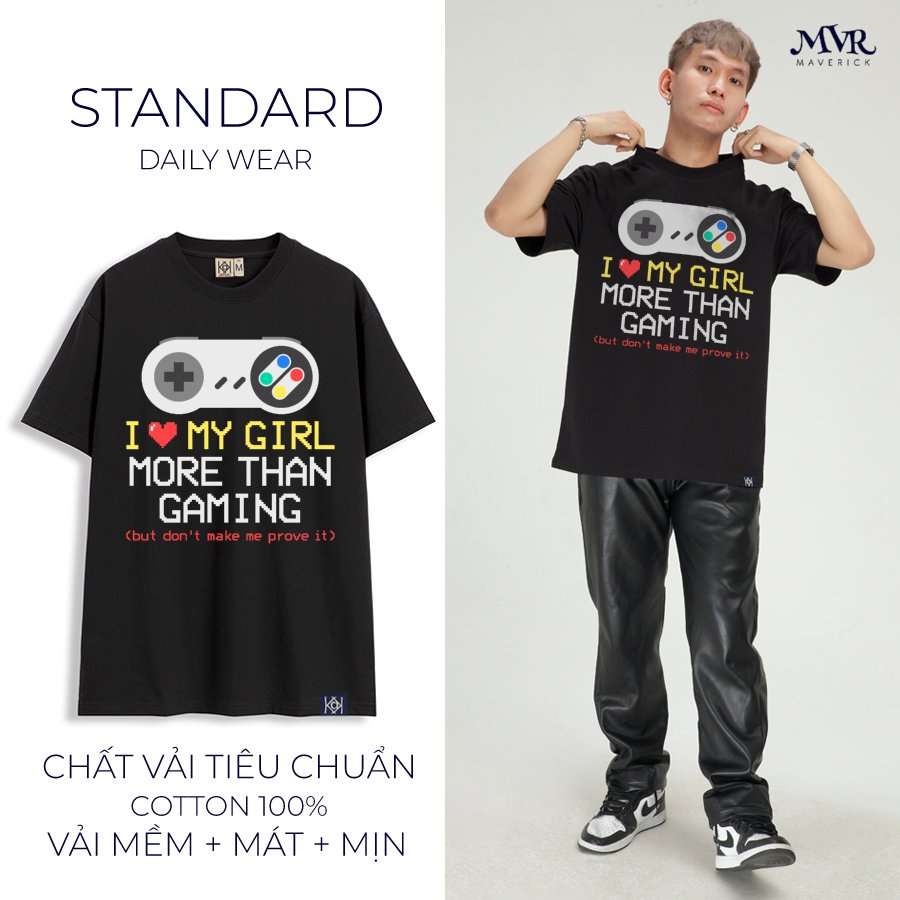 Áo Thun Game dành cho người yêu Unisex gamer Nam Nữ More Than Gaming 3730
