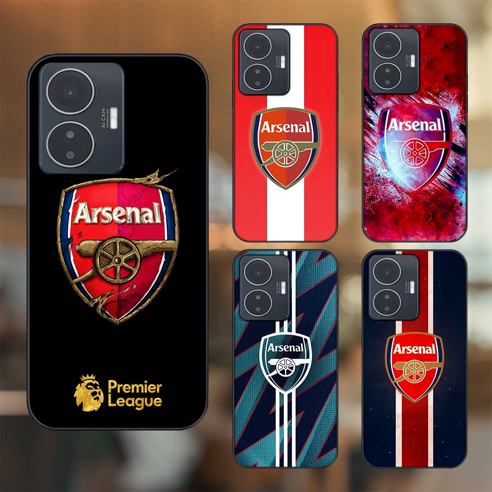 Ốp lưng Vivo Y55 2022 viền đen in hình Arsenal FC