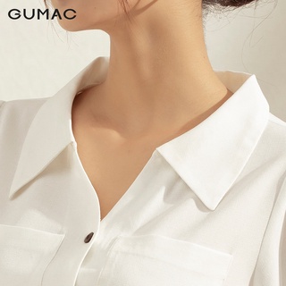 Áo sơ mi nữ 2 túi AA1105 GUMAC