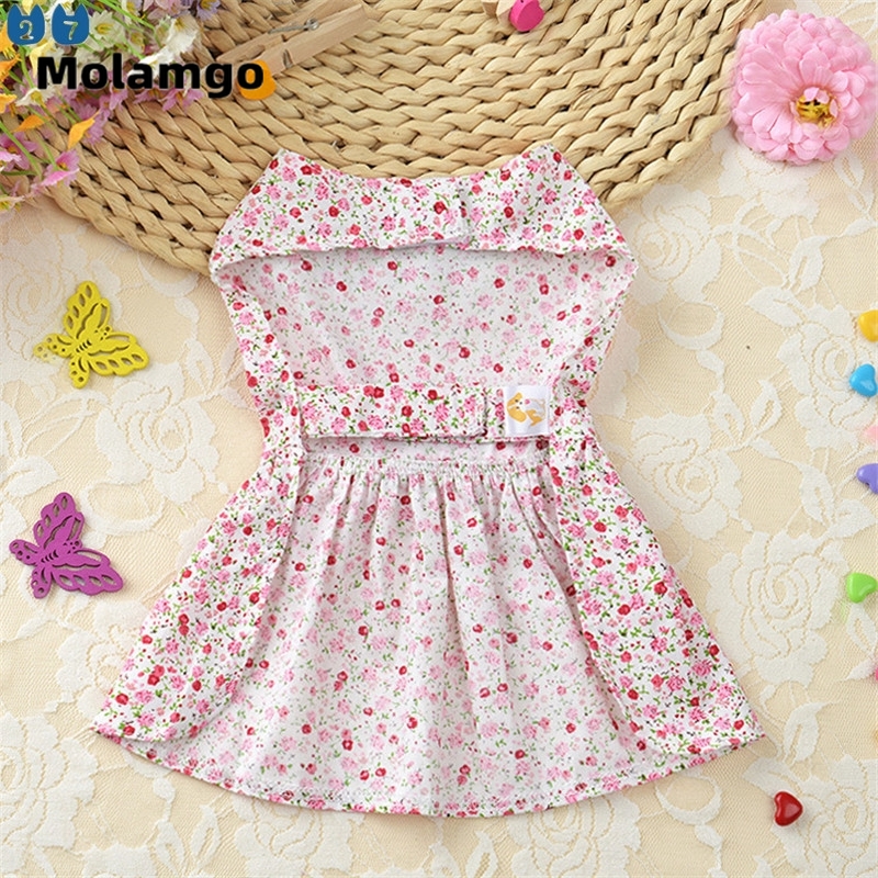 Đầm Họa Tiết Caro Dễ Thương Thời Trang Xuân Hè Cho Cún Cưng