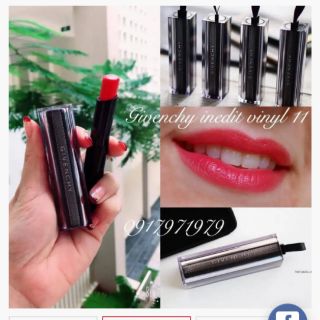 💥Son dưỡng Givenchy Rouge Interdit Vinyl  11