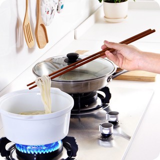 [Siêu Rẻ] Đôi Đũa Gỗ Dừa Siêu Dài Gắp Đồ Chiên Rán An Toàn 38cm
