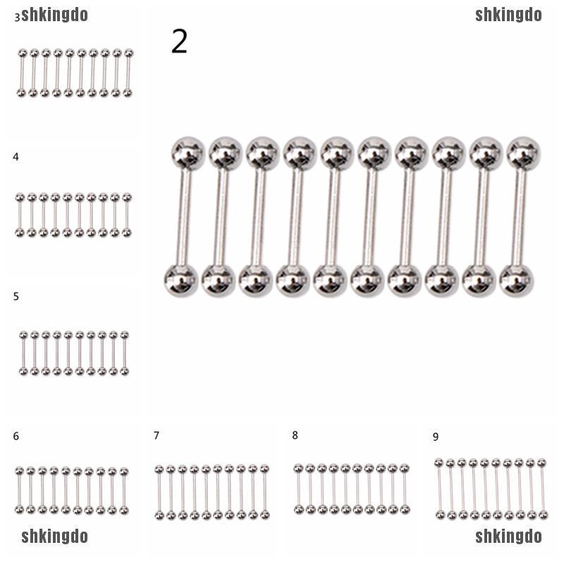 Khuyên cơ thể mạ bạc bằng thép không gỉ cá tính