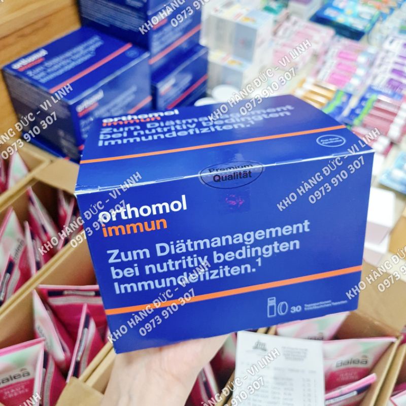 TĂNG CƯỜNG MIỄN DỊCH ORTHOMOL IMMUN ĐỨC, 30 ống*20ml