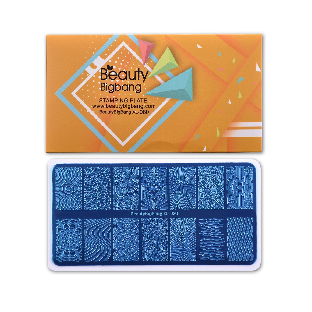 [Hàng mới về] Khuôn dập họa tiết trang trí móng phối nhiều hình dáng hợp thời trang