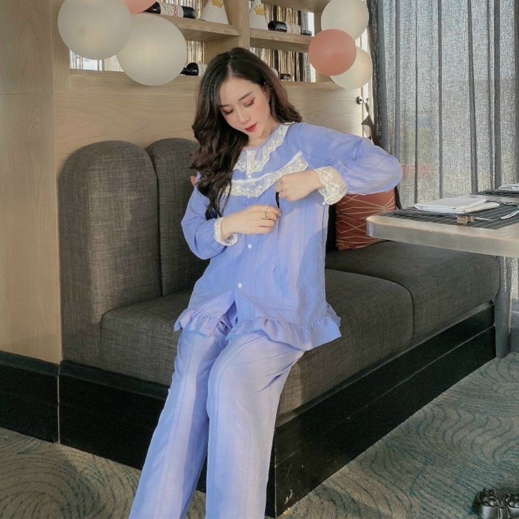 Bộ đồ bầu dài tay M191 chất đũi hàn freesize từ 45 đến 75kg