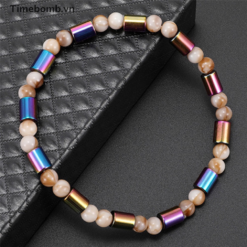 Lắc chân chuỗi hạt đá hematite hỗ trợ giảm cân chăm sóc sức khỏe